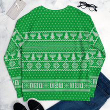Load image into Gallery viewer, IST Ugly Holiday Unisex Sweatshirt GREEN