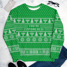 Load image into Gallery viewer, IST Ugly Holiday Unisex Sweatshirt GREEN