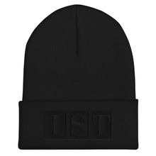 Load image into Gallery viewer, IST Black Cuffed Beanie