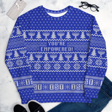 Load image into Gallery viewer, IST Ugly Holiday Unisex Sweatshirt BLUE