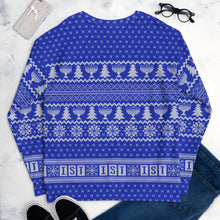 Load image into Gallery viewer, IST Ugly Holiday Unisex Sweatshirt BLUE