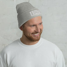 Load image into Gallery viewer, IST White Cuffed Beanie