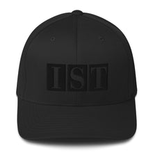 Load image into Gallery viewer, IST Black Structured Twill Cap
