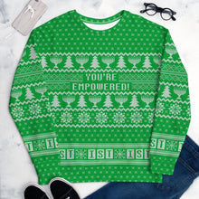Load image into Gallery viewer, IST Ugly Holiday Unisex Sweatshirt GREEN
