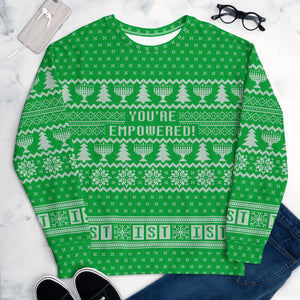 IST Ugly Holiday Unisex Sweatshirt GREEN