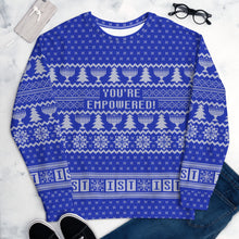 Load image into Gallery viewer, IST Ugly Holiday Unisex Sweatshirt BLUE
