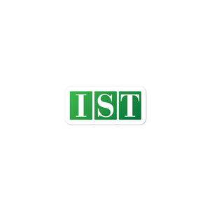 IST Logo Bubble-free stickers