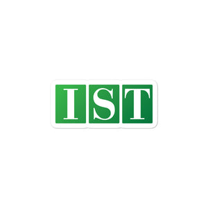 IST Logo Bubble-free stickers