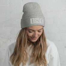 Load image into Gallery viewer, IST White Cuffed Beanie
