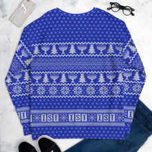 Load image into Gallery viewer, IST Ugly Holiday Unisex Sweatshirt BLUE
