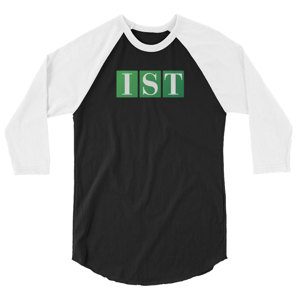 IST 3/4 sleeve raglan shirt